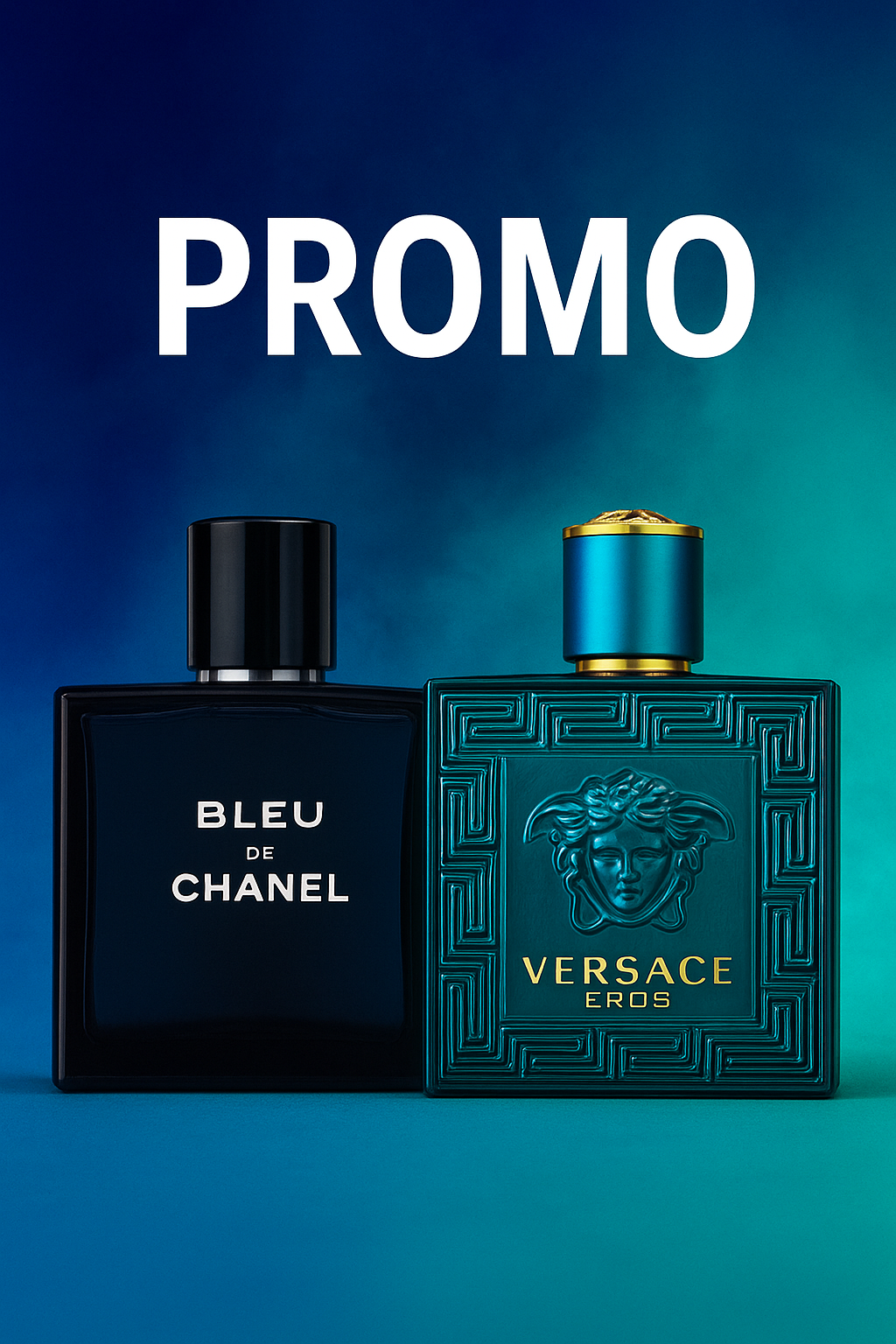 PROMO x2 BLEU CHANEL - EROS VERSACE