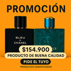 PROMO x2 BLEU CHANEL - EROS VERSACE