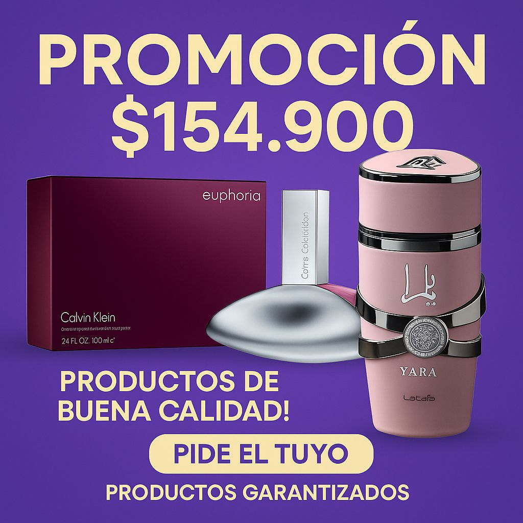 PROMO x2 YARA LATAFFA - CALVIN KLEIN EUPHORIA