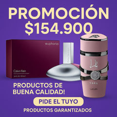 PROMO x2 YARA LATAFFA - CALVIN KLEIN EUPHORIA