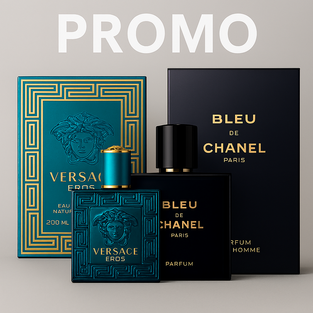 PROMO x2 BLEU CHANEL - EROS VERSACE