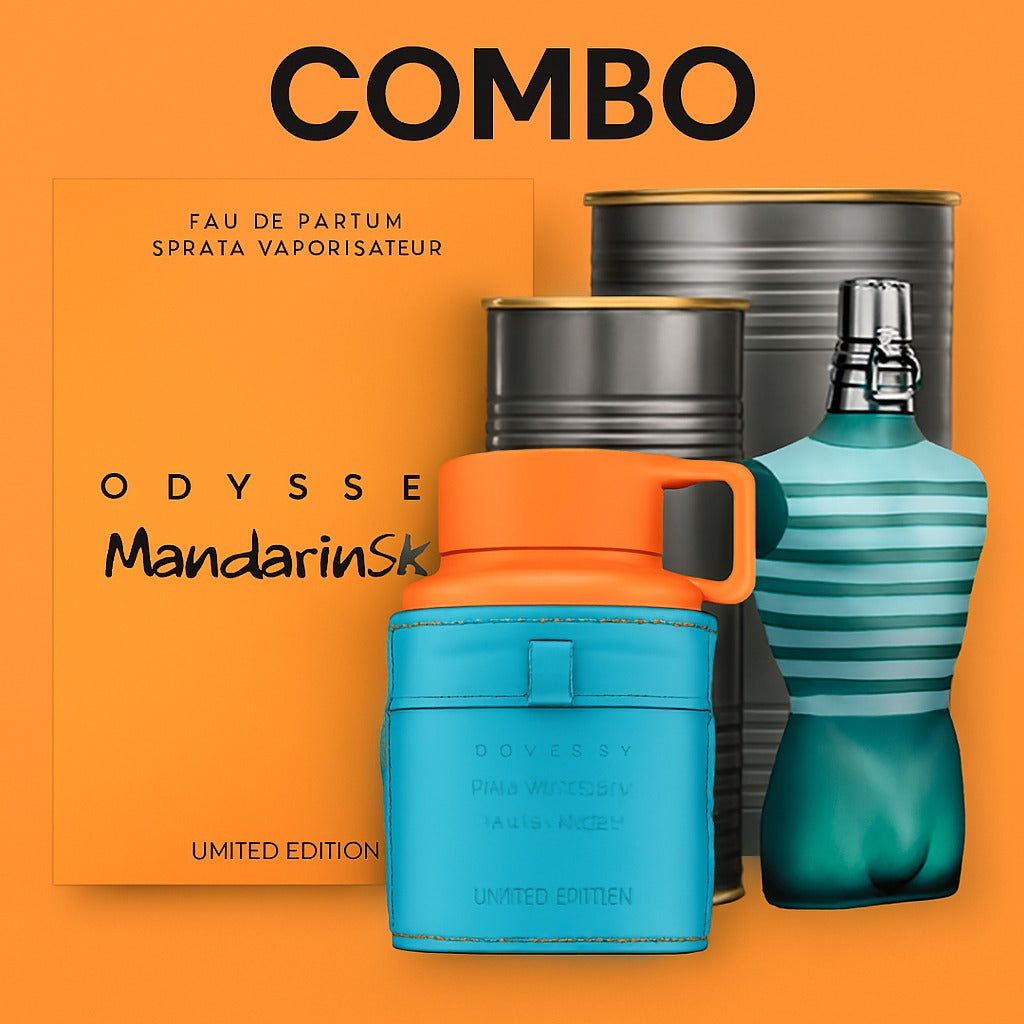 PROMO x2 ODISSEY MANDARINE SKY - LE MALE JEAN PAUL GAULTIER