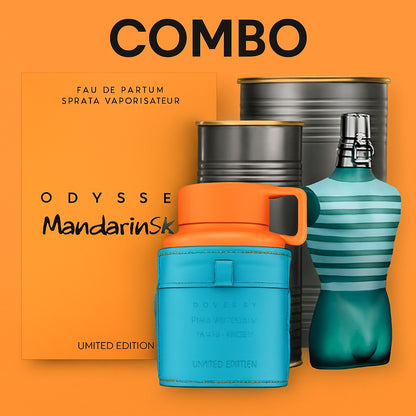 PROMO x2 ODISSEY MANDARINE SKY - LE MALE JEAN PAUL GAULTIER