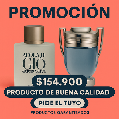 PROMO x2 INVICTUS - ACQUA DE GIO