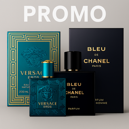 PROMO x2 BLEU CHANEL - EROS VERSACE